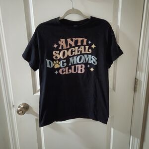 Anti Social Dog Moms Club - Women - Black